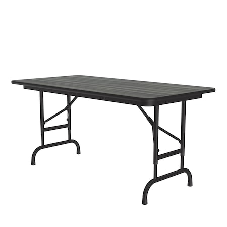 Correll CFA Adjustable HPL Folding Tables 24x48 New England Driftwood CFA2448PX-52